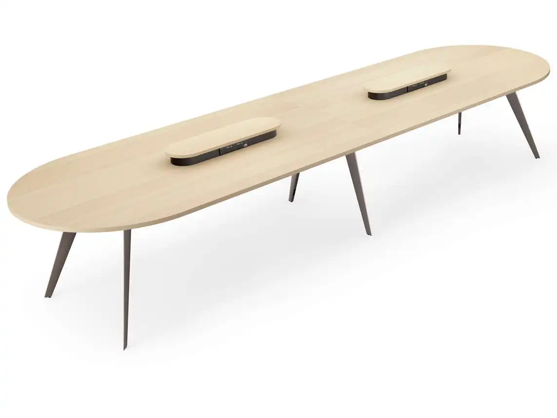 Green Chill  Comet Conference Table Modern Nordic minimalist conference  office  negotiation  training  wired long table