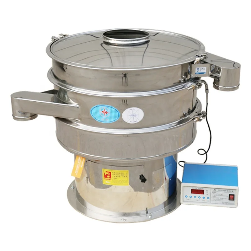 Multi-functional Circle Rotary Vibrating Screen Abrasive Powder Sieving Machine Ultrasound Vibro Sieve With Ultrasonic Device