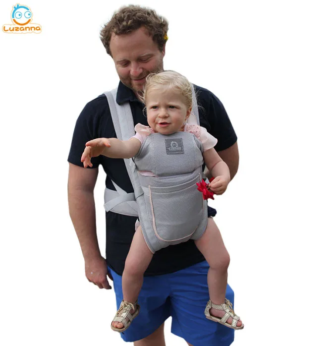 2021 Luzanna  0-36 Months Breathable Front Facing Baby Carrier 4 in 1 Infant Comfortable Sling Backpack