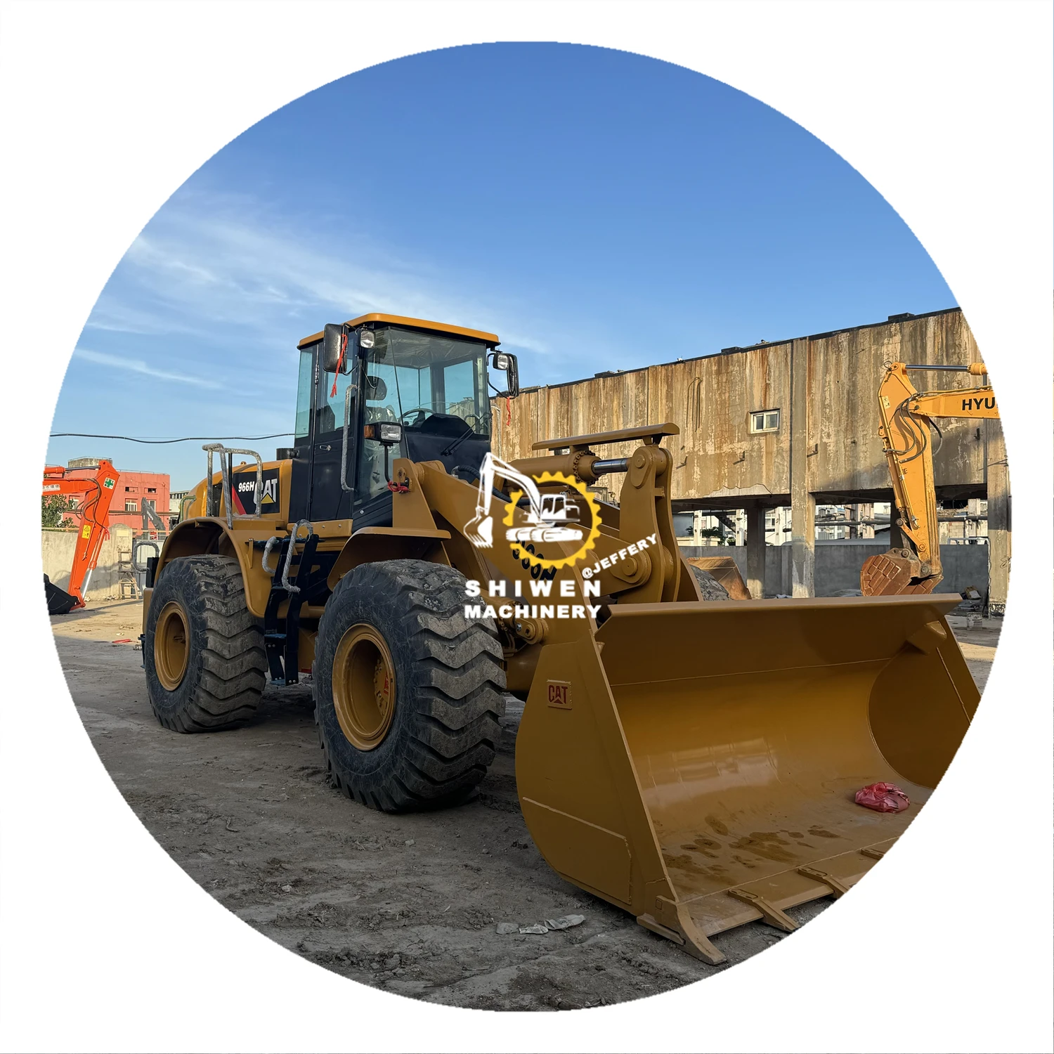 High operating efficiency original used heavy loader cat966h,selling in large quantities at low price 966 950 in Shanghai