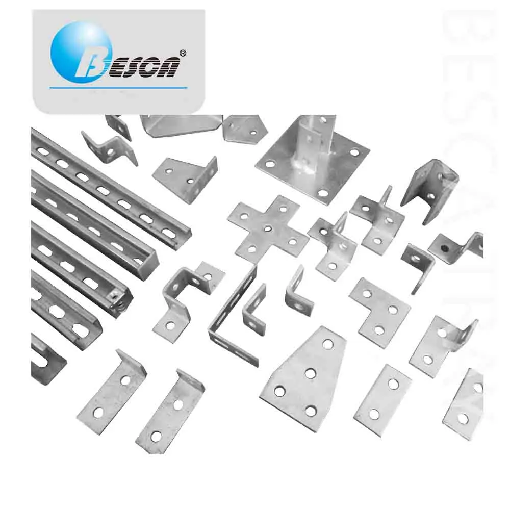 BESCA Manufacturers Customize Wholesale High-quality Double Aluminum Strut Slotted Channel