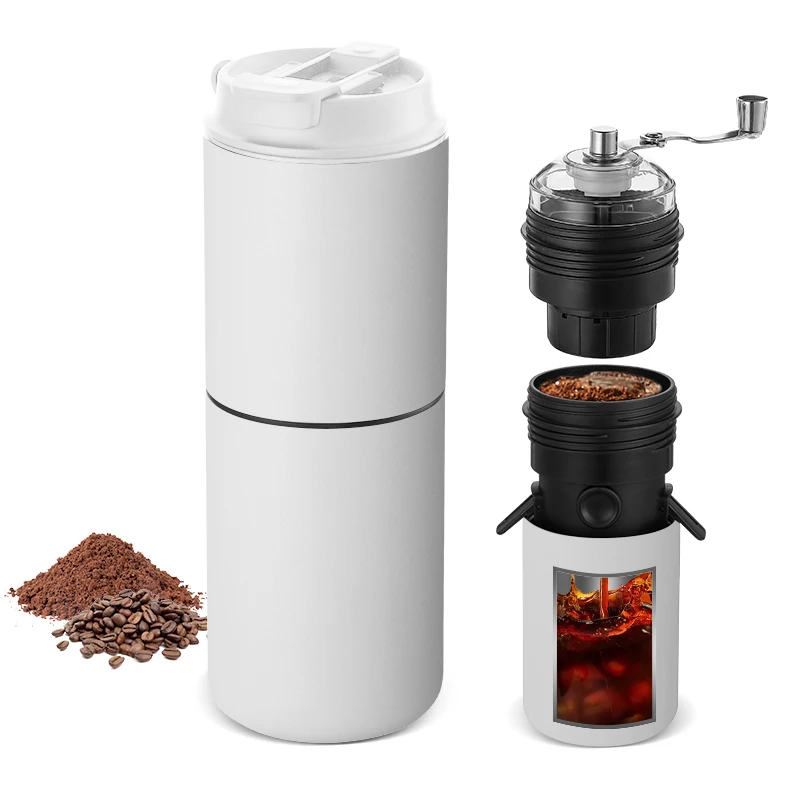 Customized Mini Portable Nespresso Coffee Machine with grinder for Outdoor Use