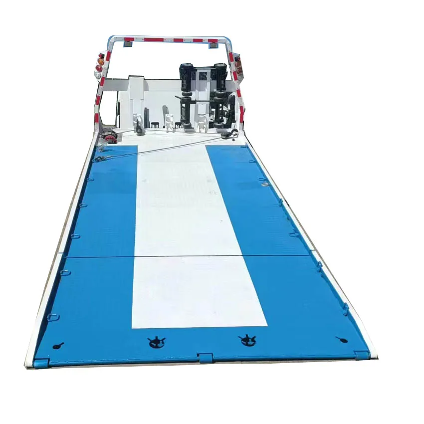 Best Condition ISUZUs 700P Car Carrier Tow Truck Road Rescue Rollback Trailer 5 Tons Flatbed Platform Wrecker for Sale