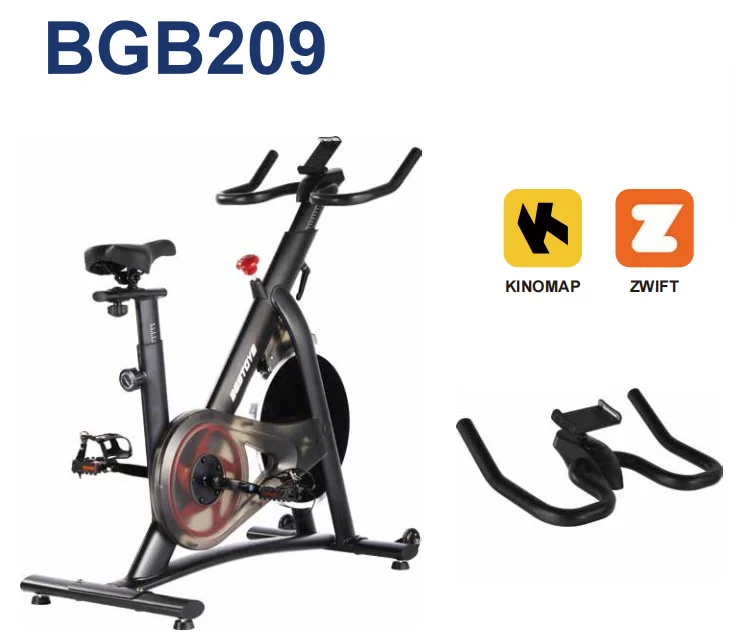 2024 Professional Fitness Bike with KINOMAP 7.5KG Flywheel Exercising Bicycle with Magnetic Resistance for Indoor Use