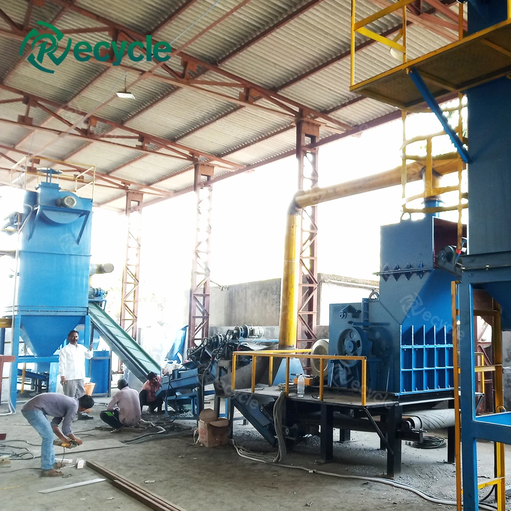 
Scrap Radiator Copper And Aluminium Recycling Machine Copper And Aluminum Separating Machine 
