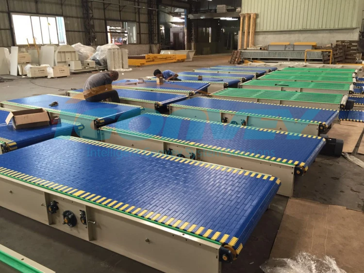 Modular Belt Corrugating Conveyor Modular Conveyor for Corrugated Cardboard Industry