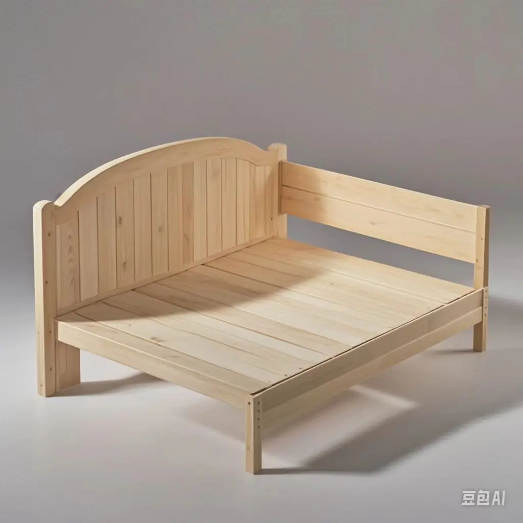 High-quality environmental protection LVL plywood bed frame E0 grade bed frame furniture accessories plate cutting corners