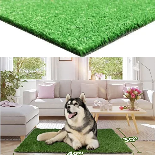 ABRIN No MOQ Garden Landscape Indoor Mat Rubber Backed Grass Carpet Artificial Grass With Drainage Holes