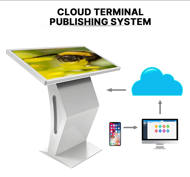 Indoor Table Touch Screen Advertising Display Horizontal Type Touch Screen Inquiry Machine