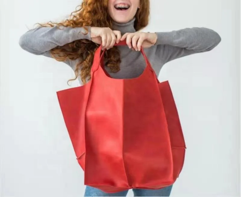 
Factory Ready to Ship PU Leather Women's Handbag Tote Bag Pocket Lady Handbag 