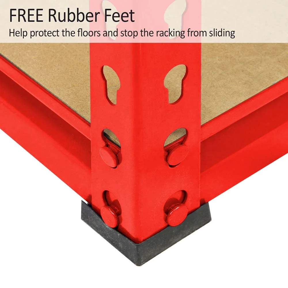 Shelving Unit Nice Luxury Storage Rack Shelves Heavy Duty 5 Tier Steel for Home Warehouse Rack Boltless / Rivet Shelving