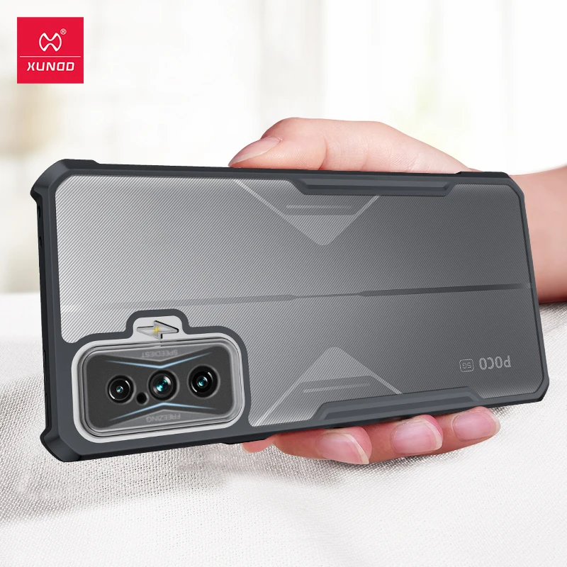 Xundd Beatle Series Protective Case TPU Shockproof Clear Transprent Bumper Mobile Phone Back Cover for Poco F4 GT/K40 Pro