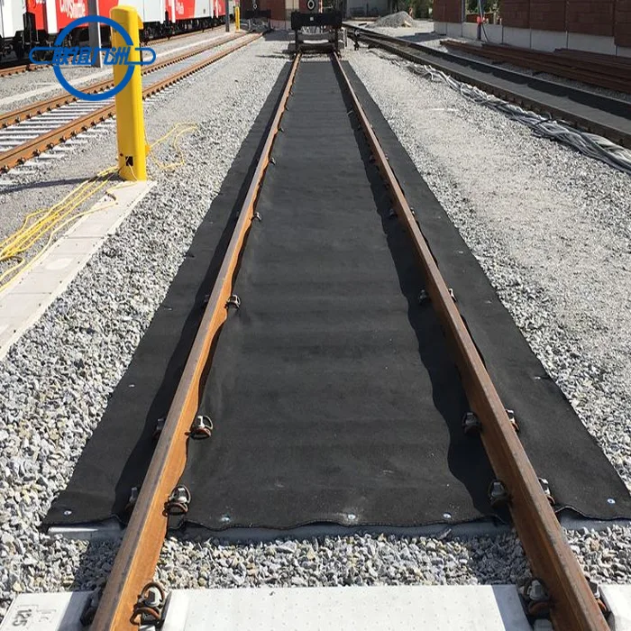 Железнодорожный Усиленный Черный полипропиленовый нетканый геотекстиль