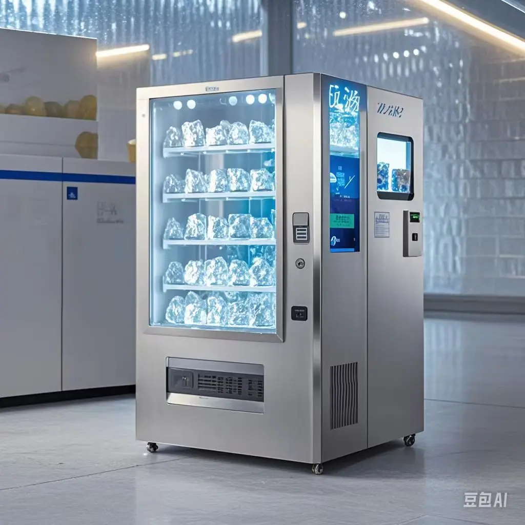 Customized Products 24 Hours Hot Sale Ice Vending Machine Ice Cube Vending Machine