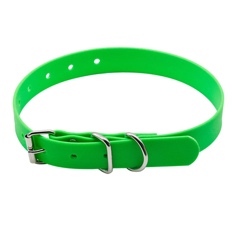 NiBao New Arrival Odor Free Custom Waterproof PVC Coated Webbing Dog Collar For Dogs Pets