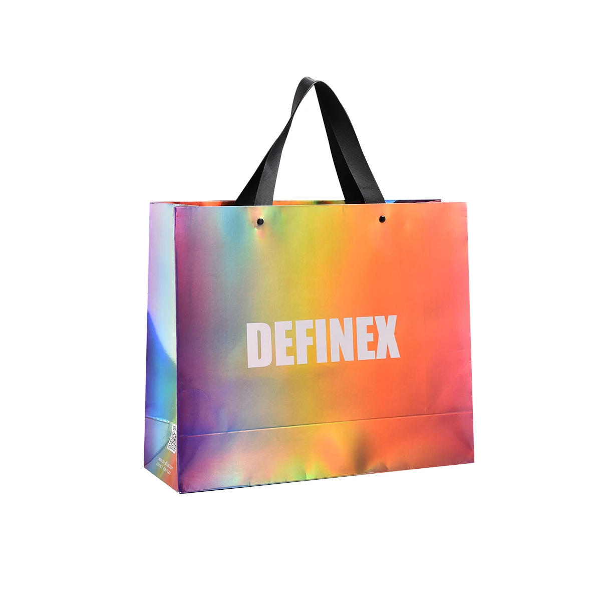 White Small Birthday Party Paper Kraft Shopping Candy Gift Bag Blue Custom Paper Kraft  Handle Bag Clothes Packaging With Logo