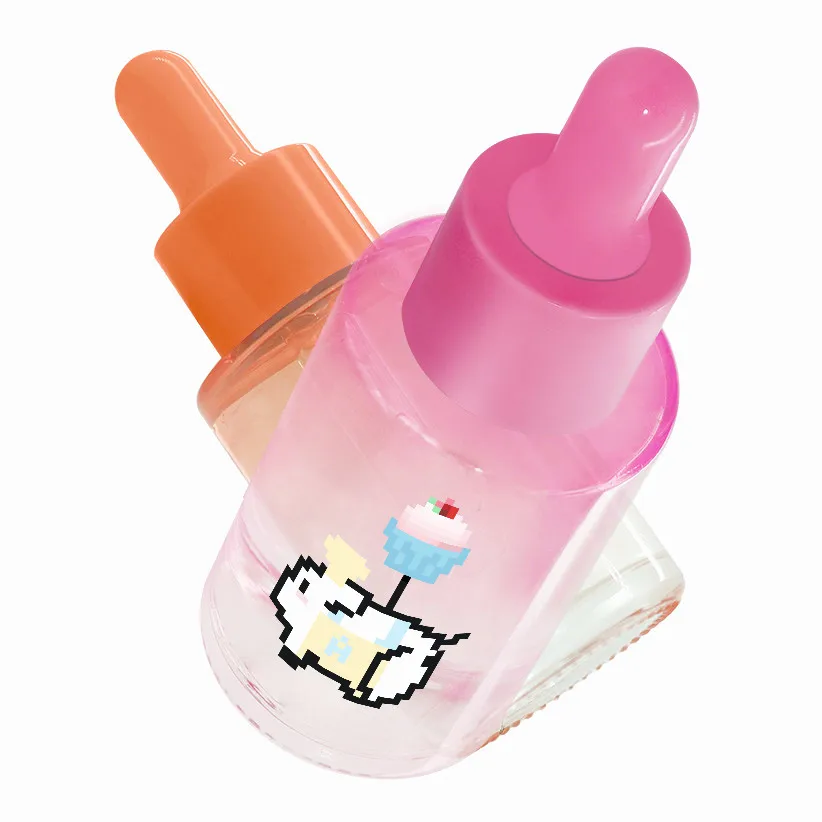 botella de cristal 120 ml customized luxury thick wall glass square toner bottle screw cap