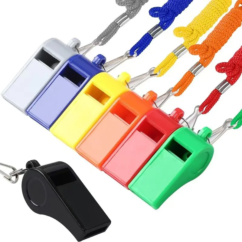 Wholesale Outdoor Emergency Plastic Whistle Race Match Sports Referee Football Training Whistle