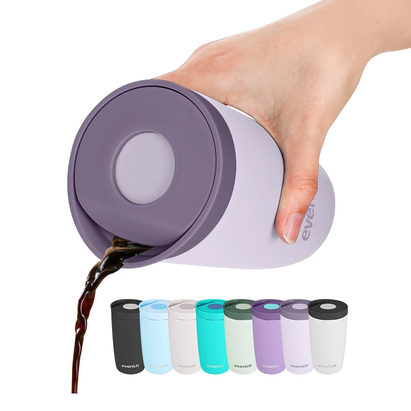 Hot Sale Portable Leakproof Double Wall Vacuum Insulated Thermal Thermo Stainless Steel Travel Coffee Mug With Lid