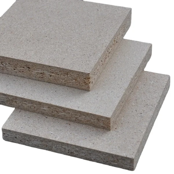 Good Quality Plain Wood Particle Board Sheets raw Chipboard for construction