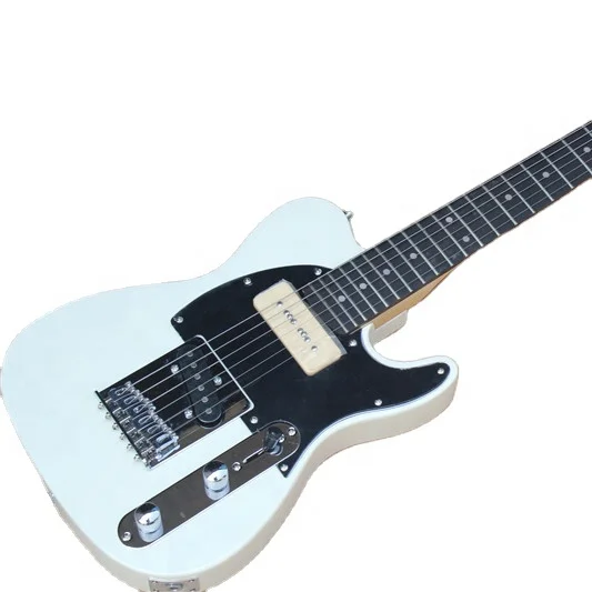 Flyoung Cheap Price Electric Guitar Children Electric Guitar Small WHite Guitar