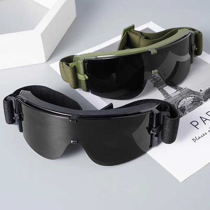 Newly designed high-quality outdoor wind fog and dust proof professional safety sports sunglasses