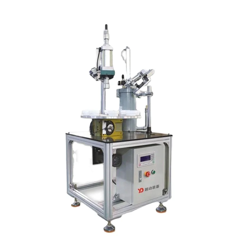 
yue dong E27/E14/B22 LED Bulb PCB Board Pressing robot Machine automatic led bulb punching machine 