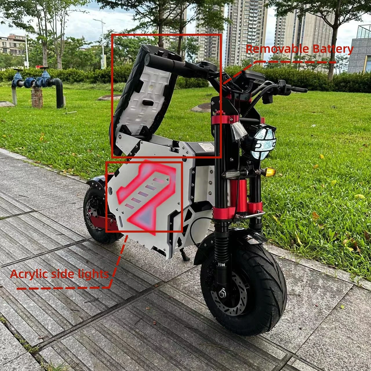 Scooter Electric Molo 5 10000W 72V With 13 inch 14 inch Tyres IP60 waterproof fast speed electric scooter 70mph