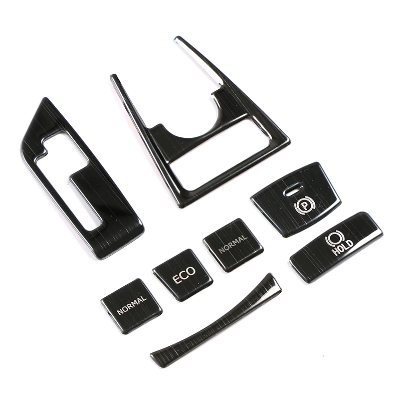 Automotive stainless steel interior accessories OTC is suitable for Toyota 2018 Camry shift button decorative stickers