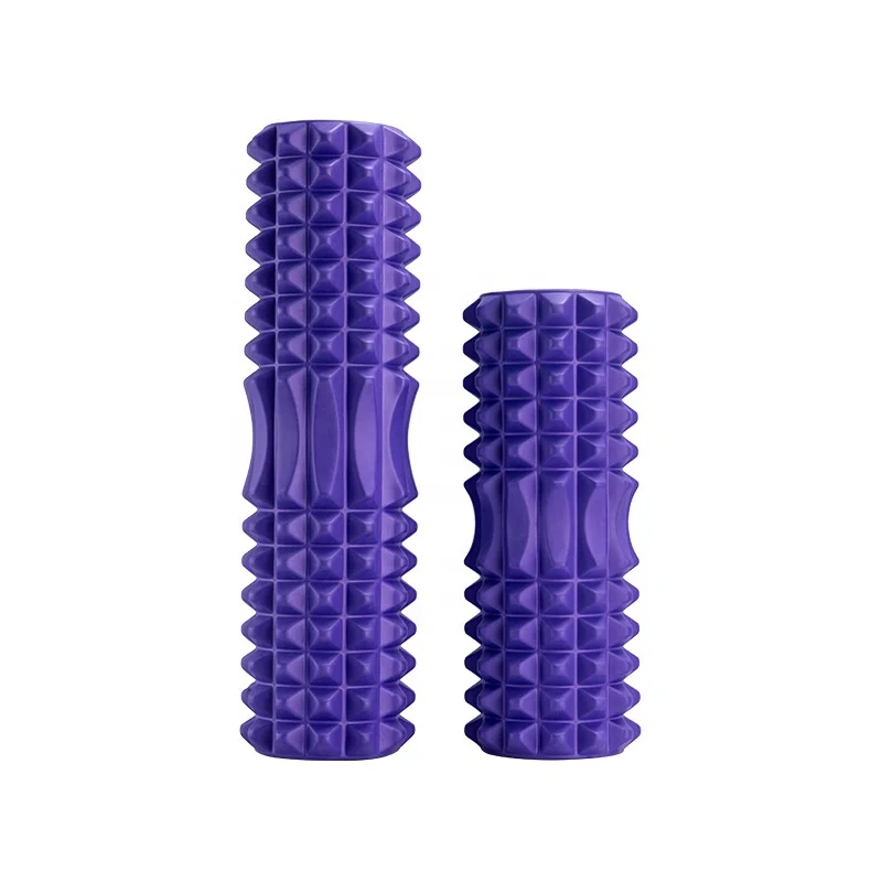 Linefar Fitness Spike Stick Yoga Column Lengthened Eva Yoga Column Foam Shaft Hollow Muscle Relaxation New Roller Yoga Column