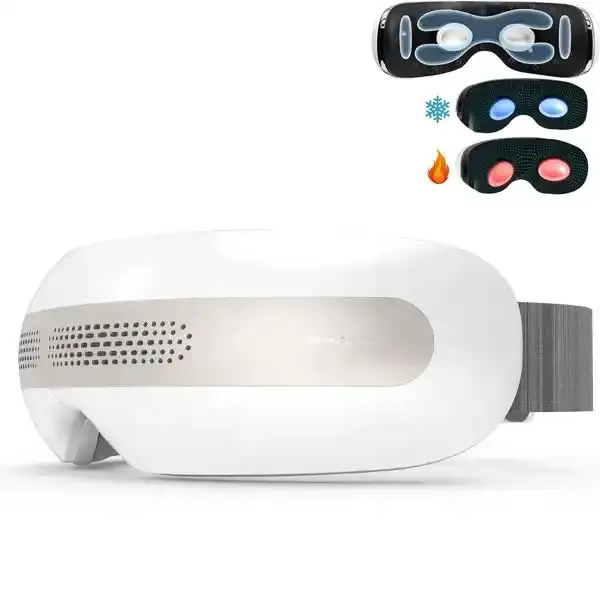 Phenitech Recommend Smart Eye Massager Equipment Hot And Cold Compress Air Pressure Eyes Massage With Bluetooth Music