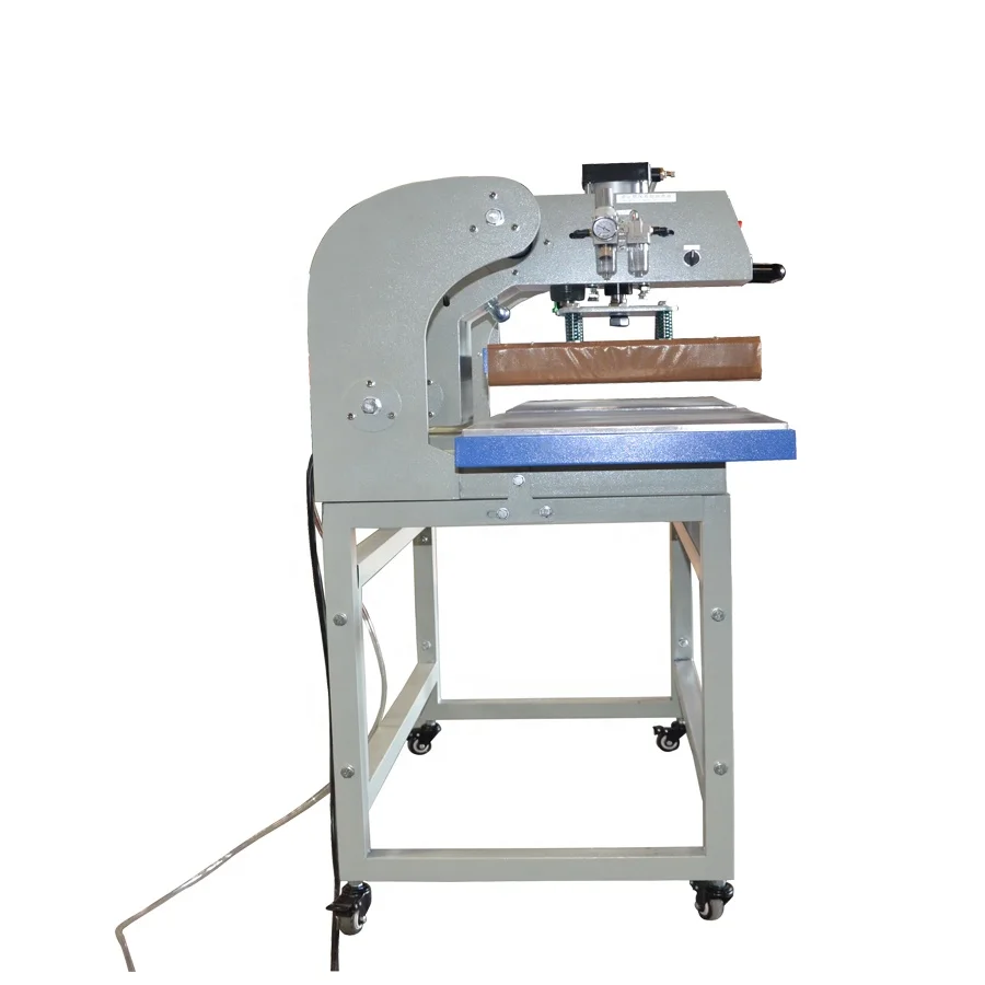 Automatic pneumatic top heat platen+down heater platen combo double tray fusing press heat transfer machine 60x40cm