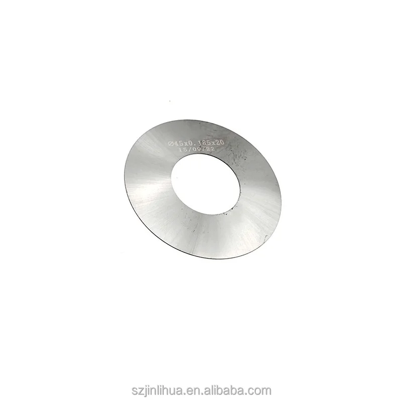 45mm 20T Tungsten Steel Slitting Knife Blade Use of Textile Machinery