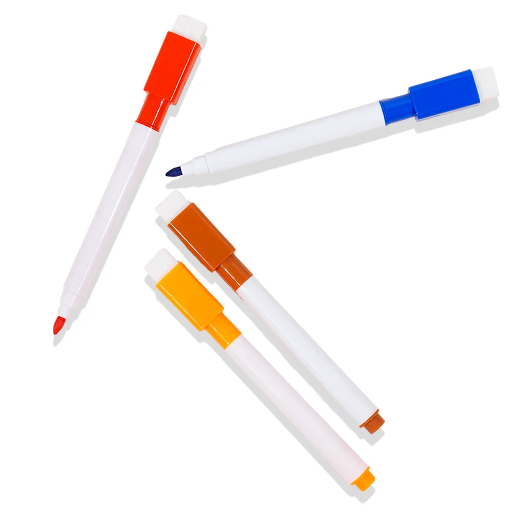 Wholesale Small Black Color Dry Erase Pastel Coloured Magnetic Cute Black Erasable Mini Whiteboard Marker For School Using