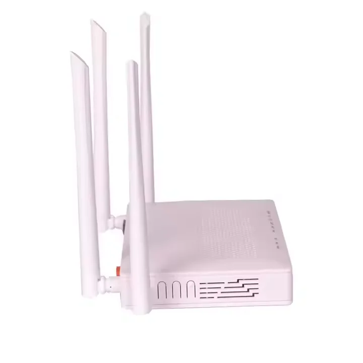 Двухдиапазонный XPON ONU с 2 4G + 5G VOIP WIFI волоконно-Оптическая сеть 12V блок питания