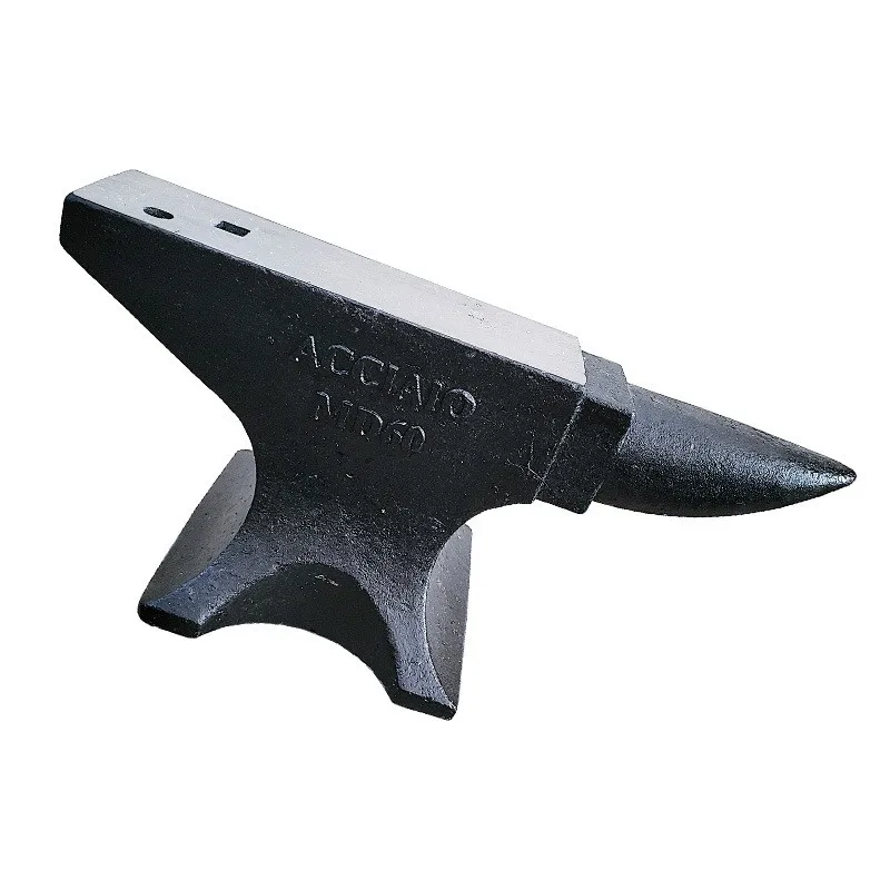 Made in Italy Easy to Operate Iron Material Four Feet 60 Kg Maximum Stable Anvil for Artistic Work