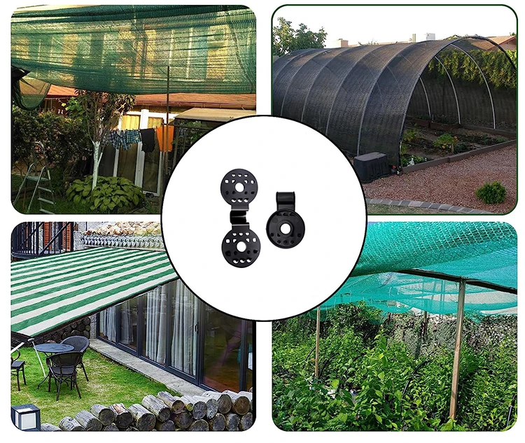 round plastic clips for anti hail net bird net shade net