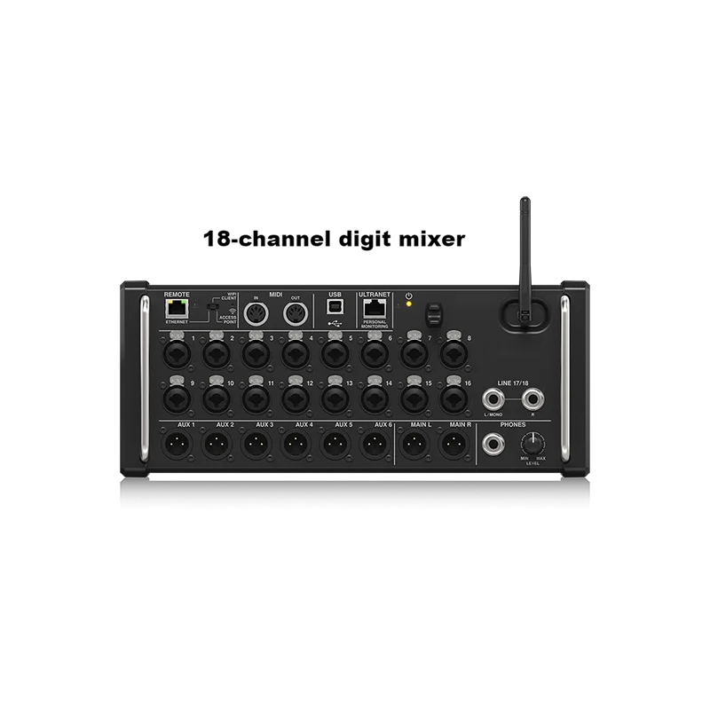 MR18 for Karaoke Record and the Way You Play Live Music Digital Mic Mixer Digital Mixer China