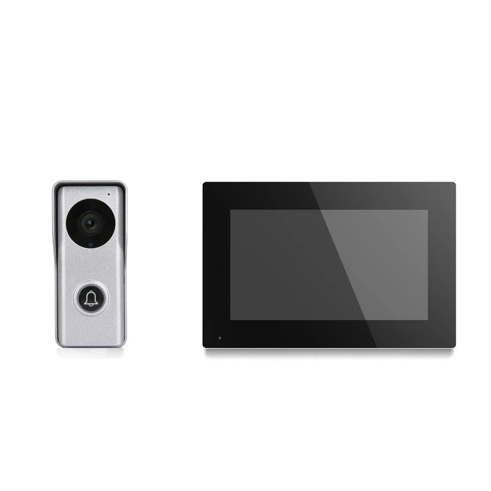 Smart ring video doorbell Tuya wifi AHD intercom system support tuya smart life unlock/monitor/intercom for home security