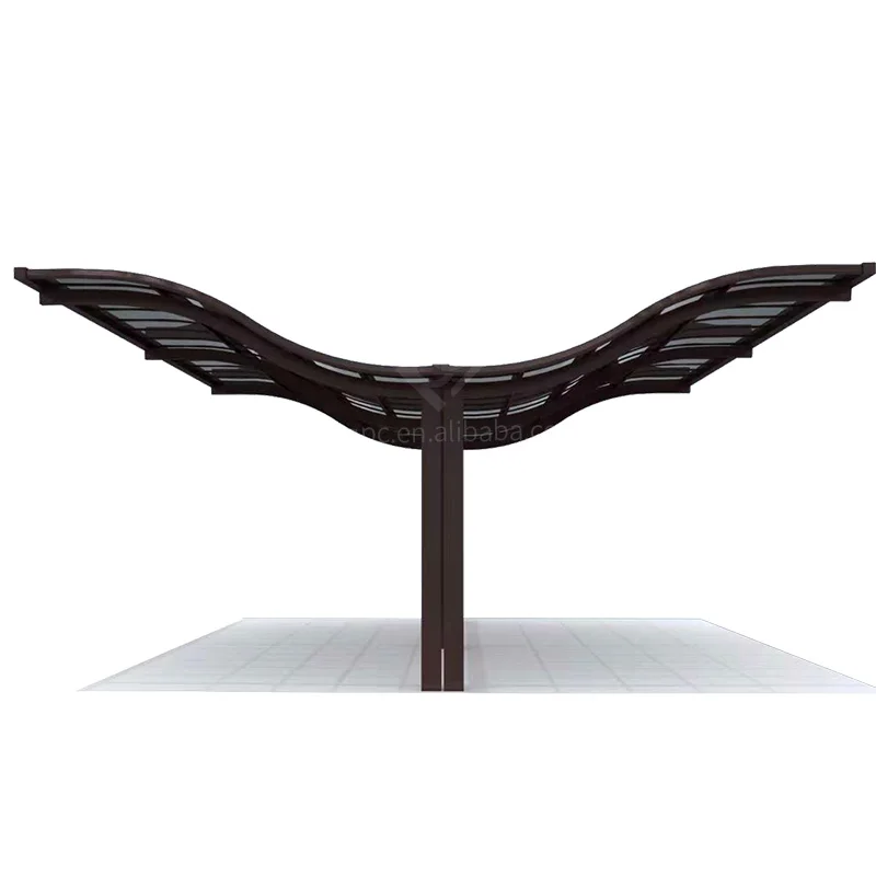 Windshield and rain energy-saving and environmental protection plastic Pc carport