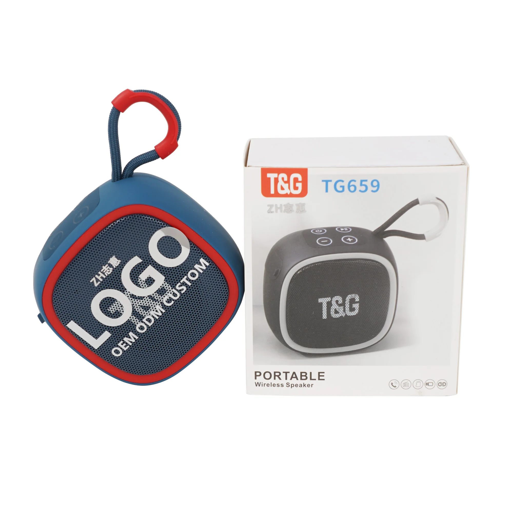 Trend product 2024 New TG659 wireless Bluetooth speaker outdoor sports portable fabric portable mini speaker