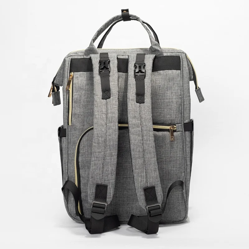 Ozone Disinfection Mommy Travel Nappy Diaper Bags Backpack with Solar Panel USB for Outdoor Travel