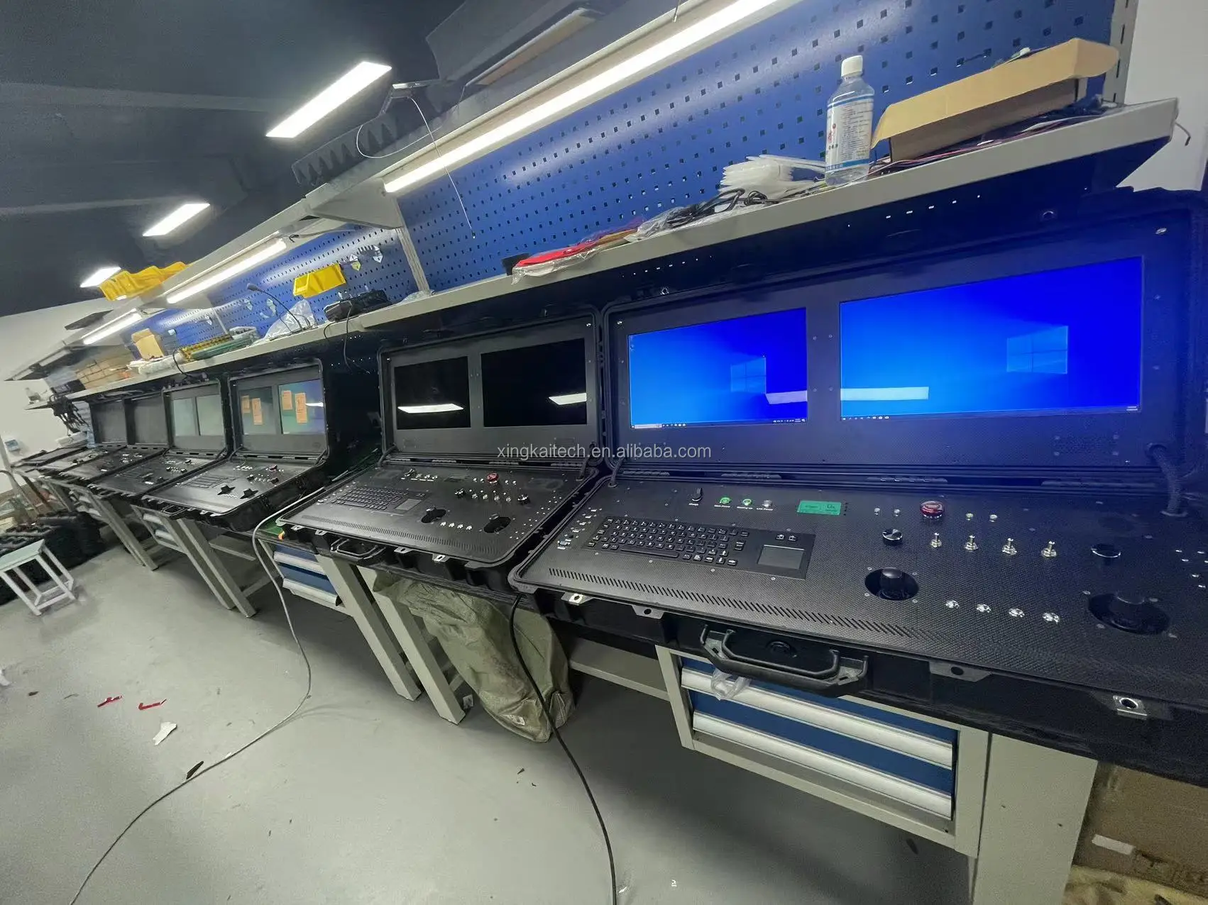 Dual Screen Drone Ground Control Station for UAV Drone Agricultural Spray UAV Industrial Ground Control System Drone Accessories