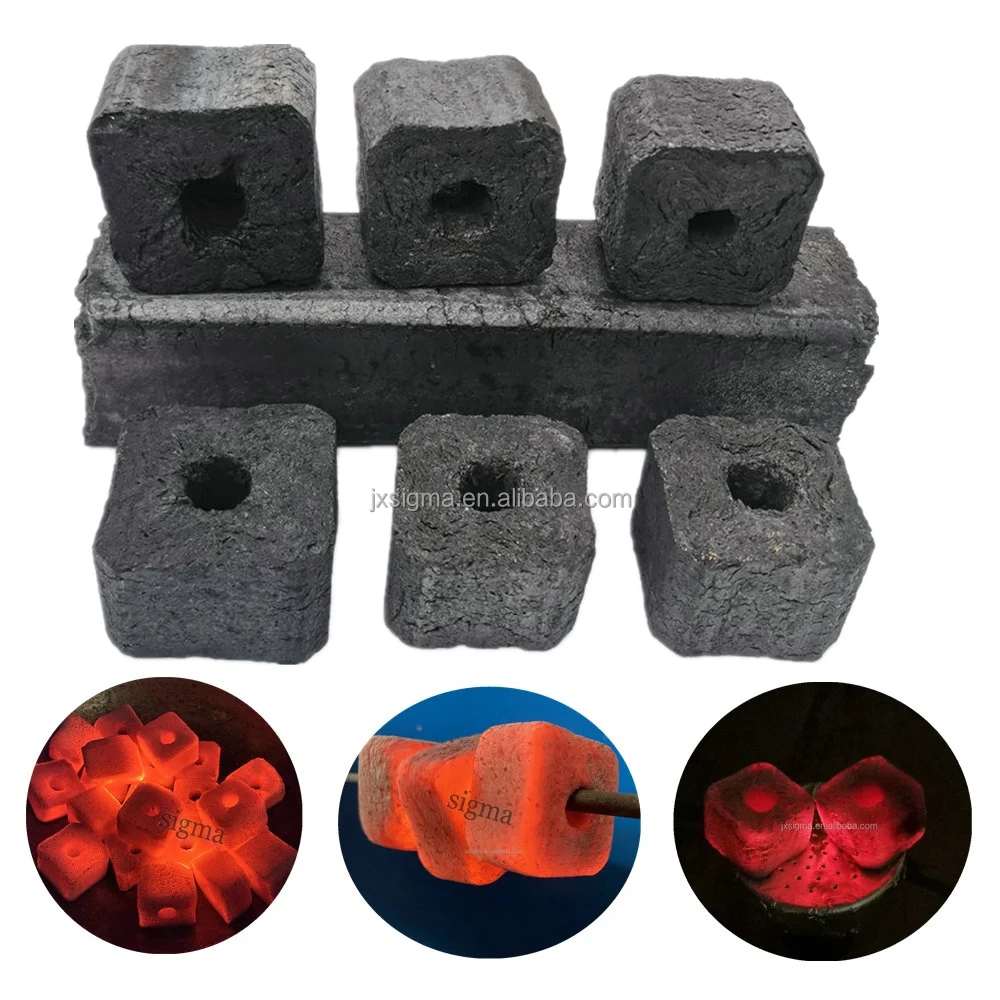 100% Natural Smokeless Bamboo Charcoal Briquettes for Hookah