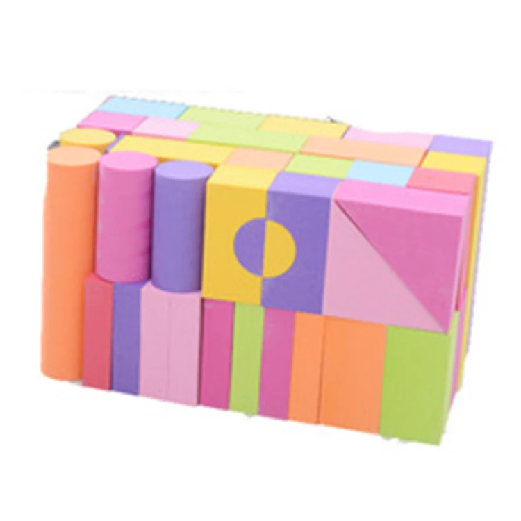 
Soft EVA Foam Stackable Building Blocks Giant Castle Stacking Toy Construction Toys With Different Shapes & Sizes Bright Colors 