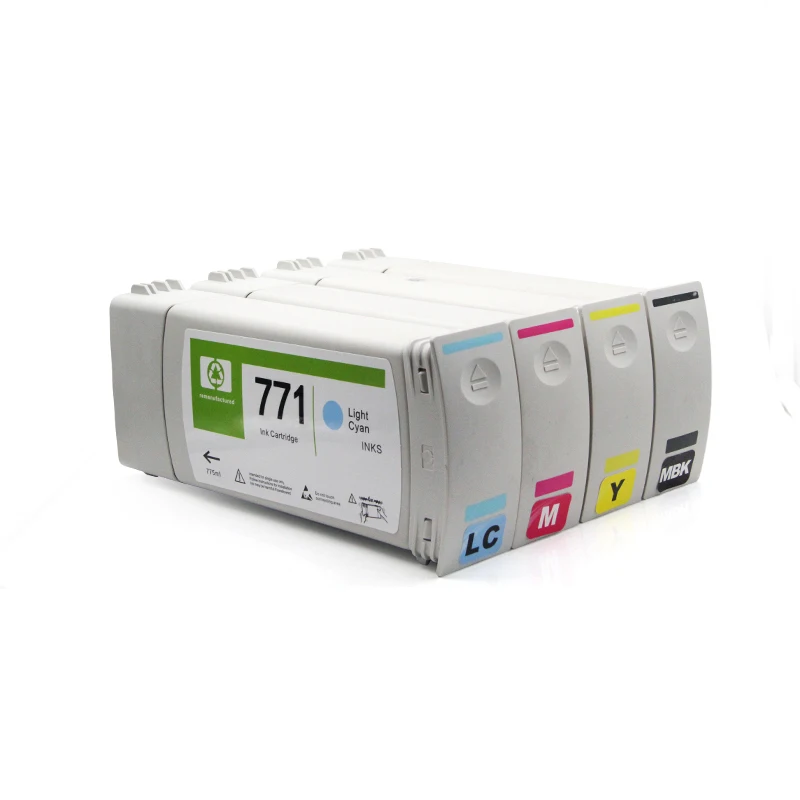 Supercolor 771 Compatible Ink Cartridge With Pigment Ink Inside For HP Z6200 z6600 z6800