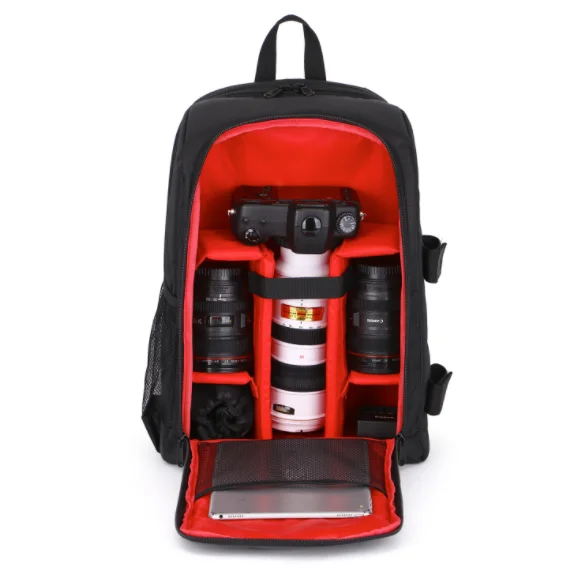 China factory wholesale large capacity custom camera backpack camera/video bags travel with