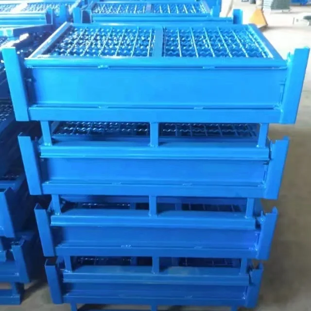
Large metal cage storage container for warehouse 