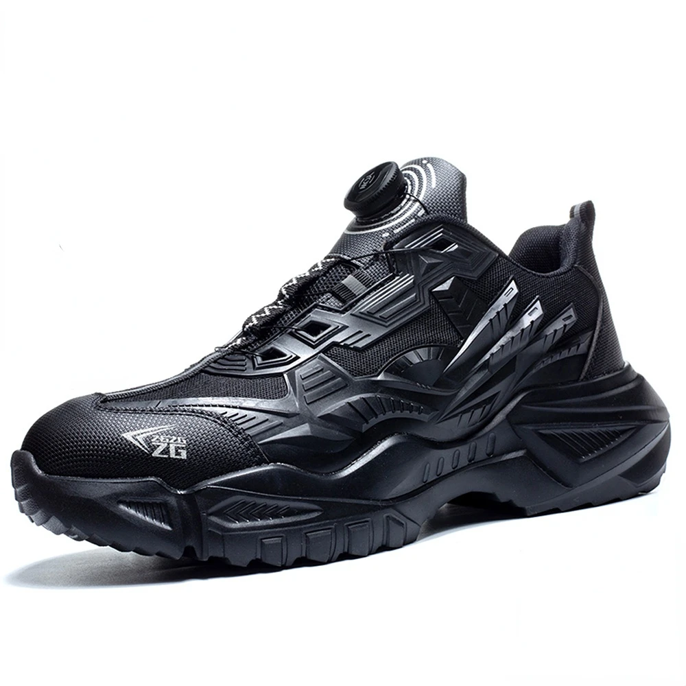 Мужская защитная обувь S1p S3, дышащая Рабочая защитная обувь со стальным носком, Противоударная защитная обувь