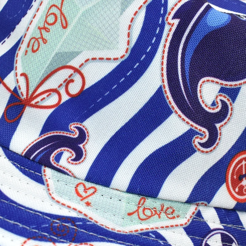 new coming 3 colors available wholesale sea animal printing bucket hats reversible